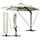 Alu Ampelschirm Ø 360 cm beige
