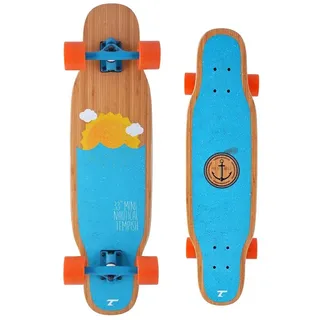 Tempish Mini Nautical Longboard Blue - One Size