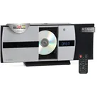 Bennett & Ross Ålesund Vertikal Stereoanlage mit CD/MP3-Player, USB und Bluetooth Silber