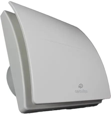 QD Abluftventilator / Badlüfter / Ventilator Ø 100 optional mit Timer und Feuchtesensor