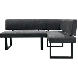 byLIVING Eckbank »Vancouver« / schwarz / Maße cm B: 181,5 H: 86