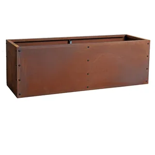 Estexo Hochbeet Pflanzkasten Blumenkasten Pflanzbeet Blumenbeet Beet Stahl 120x40x40 cm