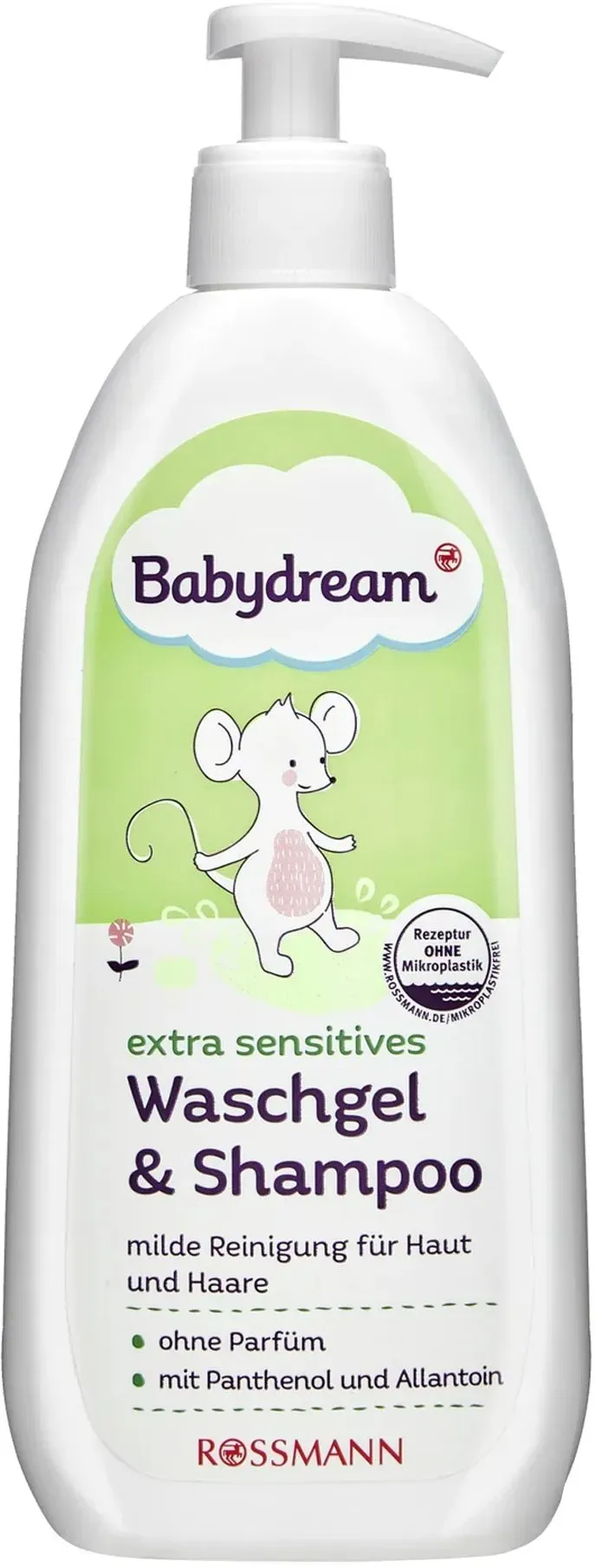 Babydream extra sensitives Waschgel & Shampoo 500 ml Flasche