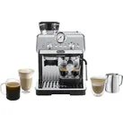 DELONGHI La Specialista Arte EC9155.MB - 8 Mahlgrade und vorprogrammierte Kaffee-Rezepte, Siebträger Espressomaschine Edelstahl/Schwarz