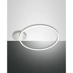 Fabas Luce LED Deckenleuchte GIOTTO inkl. SMART LUCE, 1-fach, Ø 60cm, 36W 3000K 3780lm, dimmbar, weiß FAB-3508-61-102-01
