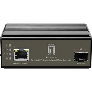 LevelOne IGC-0102 Medienkonverter - 1GbE - 10Base-T, 100Base-TX, 1000Base-T, 1000Base-X - RJ45 SFP