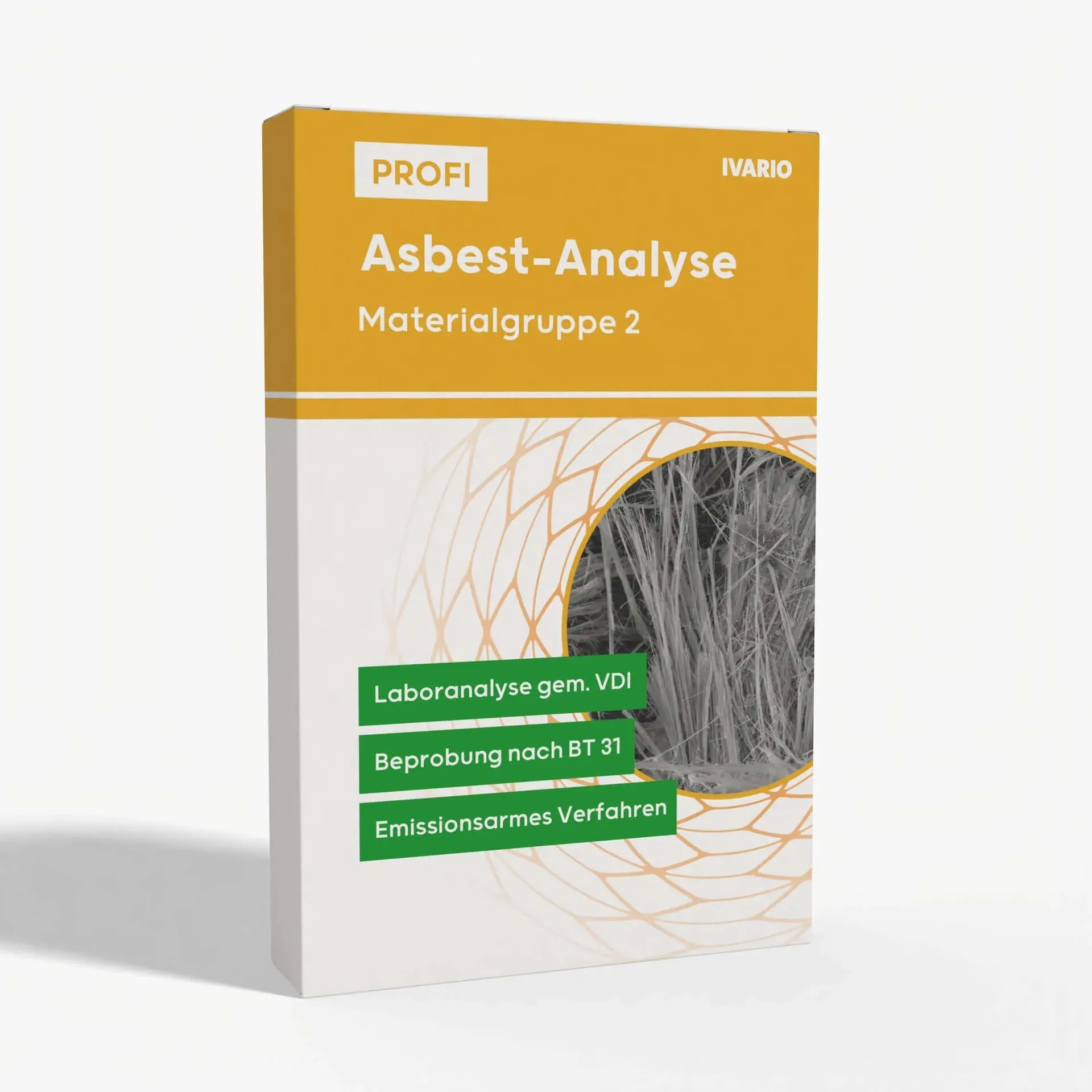 PROFI Asbest-Analyse Materialgruppe 2 - Expressanalyse