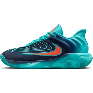 Nike Giannis Immortality 4 Basketballschuh, Dusty Cactus/Bright Crimson-Obsidian, 45