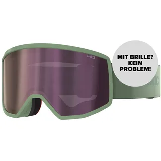 Atomic Four HD Skibrille (Größe One Size, gruen)