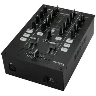 Omnitronic PM-202FX 2-Kanal-DJ-Mixer mit Filter, FX und Bluetooth