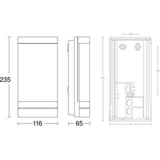 Steinel LED Außenleuchte L 271 DIGI SC 6,6W anthrazit, Alu