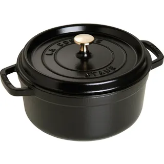 12 cm rund schwarz