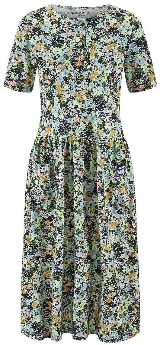 Jersey-Kleid Hanne Green Cotton grün, 50