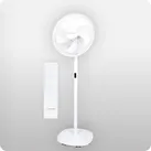 HANTECH Ventilator Standventilator 95-125cm LED Display Modi Timer FB 5-Blade Design 35cm