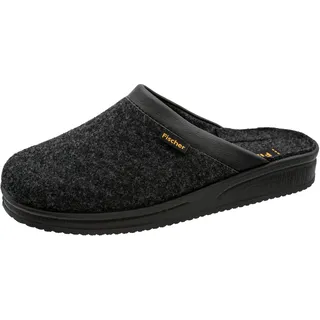 Fischer Markenschuh Fischer Andy, Herren Pantoffeln, Schwarz (anthrazit 205), 41 EU (7 UK)