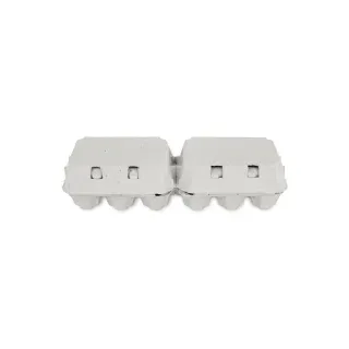 Funny Eierschachteln, 2 x 6 Eier, weiß unbedruckt, 130 Stück