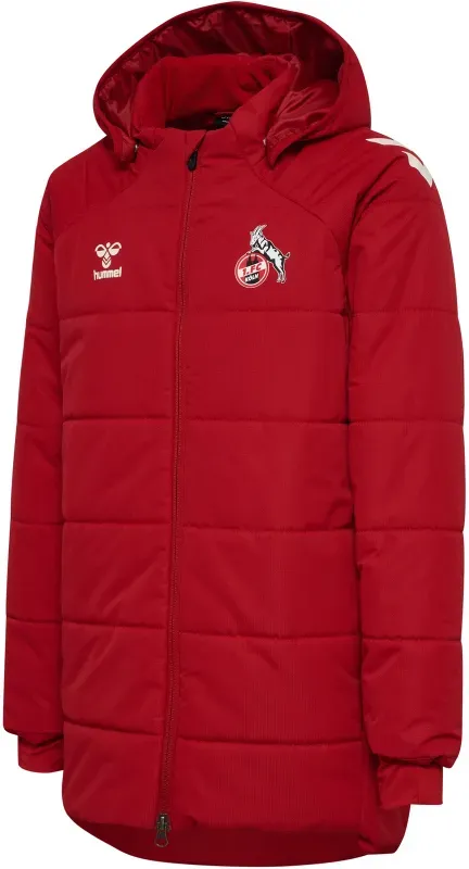 hummel 1. FC Köln Coachjacke 2025/26 Kinder 3782 - chili pepper 152