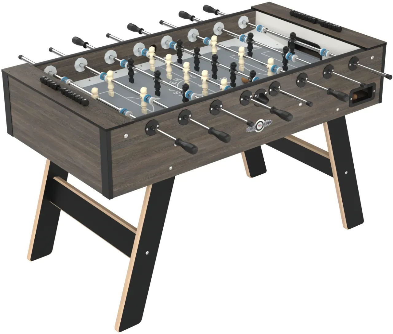 Deutscher Meister Tischfußball Kickertisch "YOUNGLINE",wenge,