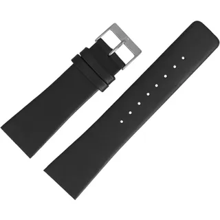 Skagen Uhrenarmband 24mm Leder Schwarz - 697XLMLMB