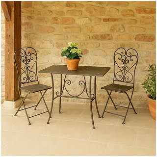 Hti-Living Lily Gartentisch 70 x 120 cm Rost