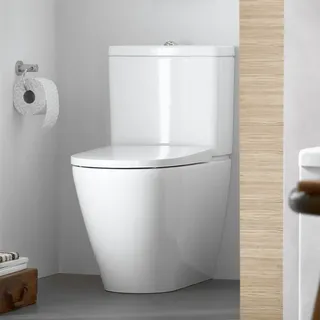 Duravit D-Neo Stand-WC für Kombination, Tiefspüler 37x65cm, 4,5 l, o. SPK, Rimless, weiß
