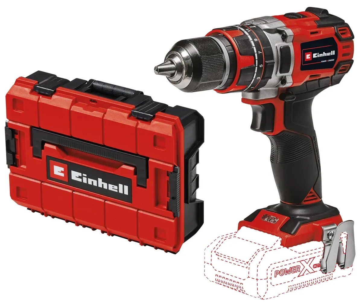EINHELL PROFESSIONAL Akku-Schlagbohrschrauber TP-CD 18/50 Li-i BL Solo + Systemkoffer E-Case S-F