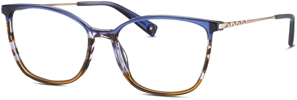 Brille Brendel 903137 675416 braunblau verlauf - roségold Gr. 54-16