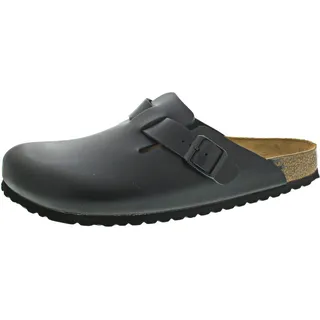 Birkenstock Boston Naturleder schmal schwarz 38
