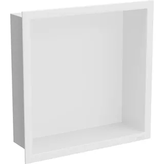 Mexen X-Wall-R Nischenablage mit Flansch 30 x 30 cm, weiß - 1920303010