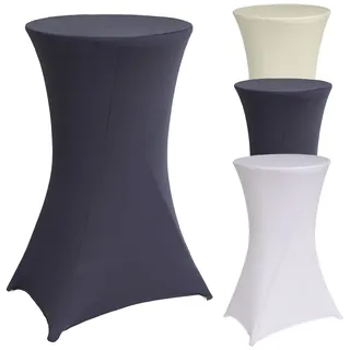 Baumarktplus Stehtischhusse 60 cm Farbe nach Auswahl Husse Partytisch Bistrotisch Tischdecke Decke