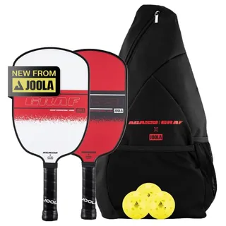Joola Agassi/graf Champion Pickleball-set - Black – Red – White – One Size