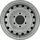 9696 5 5Jx17 6x205 ET0 MB161 Silver silver 17 205 0 113 8