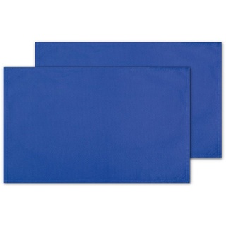 BestLivings 2er Set Tischsets Platzset Tischuntersetzer Platzdeckchen Tischdeko Tischmatte Essensunterlage Maße: 30x45 cm, Farbe: blau - Blau