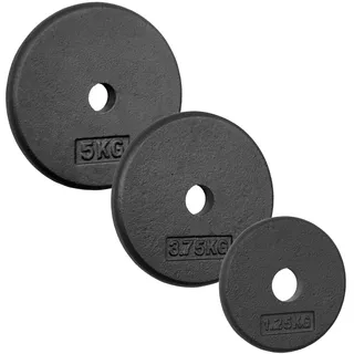 POWER-XTREME Hantelscheiben 30/31 mm | Gusseisen | extra dünne Ausführung | Gewichtsscheiben | Größenauswahl: 1kg | 1,25kg | 1,5kg | 2kg | 2,5kg | 3kg | 3,75kg | 4kg | 5kg (1,25kg)