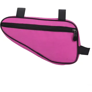 Gettimore Praktische dreieckige Fahrradtasche, wasserdichter Rahmen, leicht, Fahrradzubehör (Rosa)