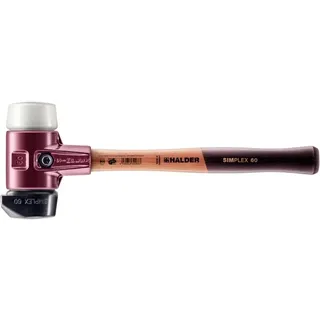 Halder SIMPLEX 60mm Gummi / Superplastik m. Standf. Stahlgussgeh.