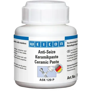 WEICON Anti-Seize Keramikpaste, metallfreie Schmier- und Trennmittelpaste, 120 g, weiß