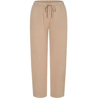 Mandala Damen Relaxed Fit Hose (Größe S, beige)