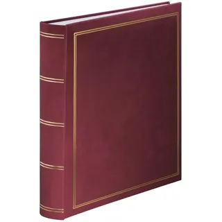 Hama Super-Jumbo London 34x35 80 weiße Seiten, bordeaux 7157