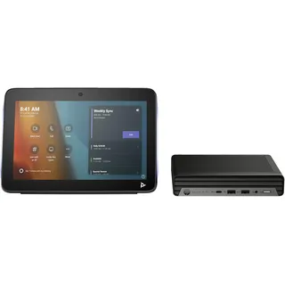 HP Poly Studio Basis-Kit G9 Plus für Microsoft Teams inkl. HP Mini IP-PC und TC10-Touch-Controller
