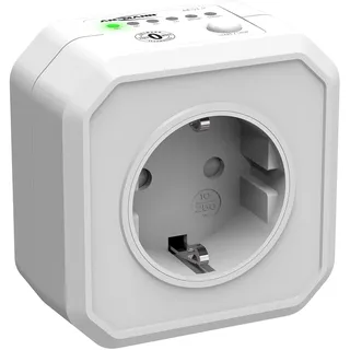 Ansmann Countdown Timer Steckdose -Zeitschaltuhr-Steckdosentimer-Zeitschalter Energiesparsteckdose für Heizlüfter,Kaffeemaschinen,Bügeleisen Zero Watt Technologie, Weiß, Einheitsgröße