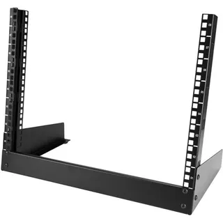 Startech Desktop Rack - 8U - 2-Post Open Frame Cabinet