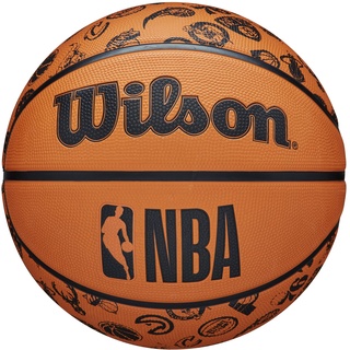 Wilson NBA All Team Orange/Black, Gr. 7