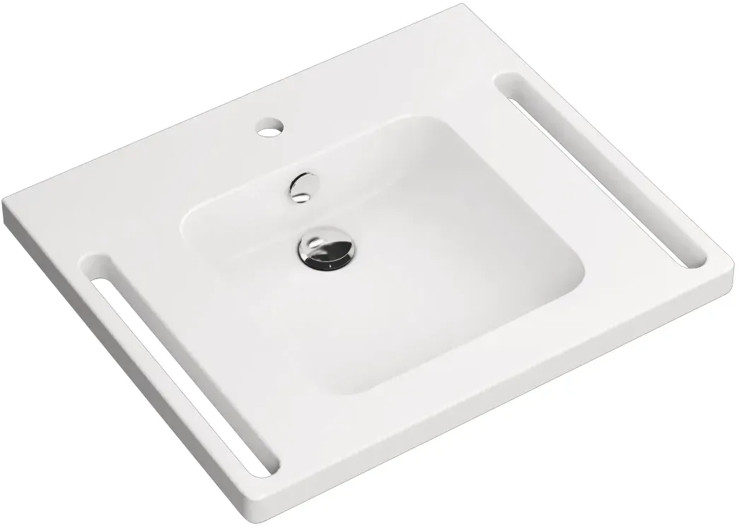 HEWI Waschtisch PG87, alpinweiß, 650x550mm