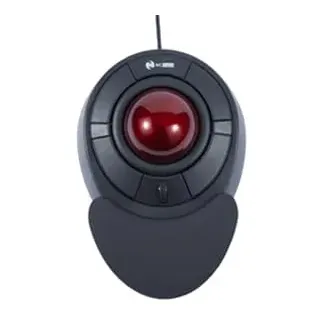 M MC Saite Wired Trackball Maus mit Scroll Wheel - Roter Ball