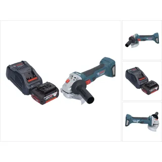 Bosch Professional Winkelschleifer 18 V 125 mm Brushless + 1x Akku 5,0 Ah + Ladegerät