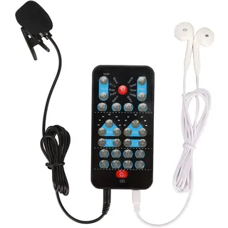 Stimmenverzerrer, Voice Changer Stimmenverzerrer Gerät mit 8 Soundeffekten Sprachwechsler für Mobiltelefone Computer DJs Musikstudioaufnahmen