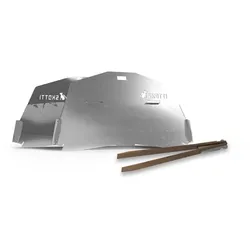 Skotti CAP Erweiterung, steckbar inkl. Tasche  Windschutz, Drehspießaufsatz, Toa...