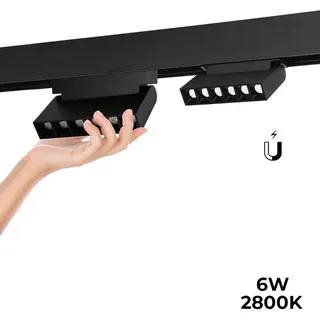 Barcelona LED Schwenkbare LED-Schienenleuchte für Magnetschiene 48V - 6W -