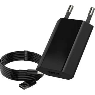 USB-A Ladekabel für iPhone 11, 12, 13, 14, 10, 8, 7, 6, 6S, SE, XR, X, XS, XS Max, 8 Plus, 7 Plus, Ladegerät Netzteil 5W mit 2M -Kabel